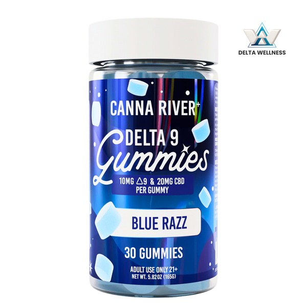 CANNA RIVER | Gomitas Delta 9 THC 10 mg/pza + CBD 20 mg/pza | 30 piezas