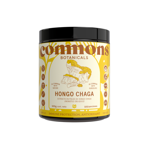 Commons Botanicals | Hongo Chaga | 120 gr