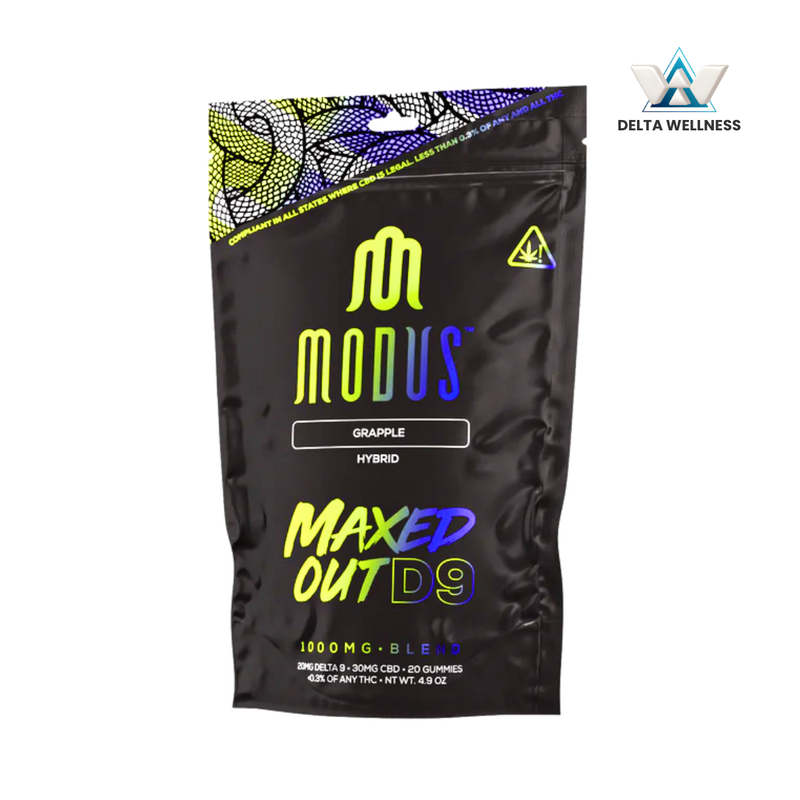 Modus | Gomitas Delta 9 THC 20 mg + CBD 30 mg | 20 piezas