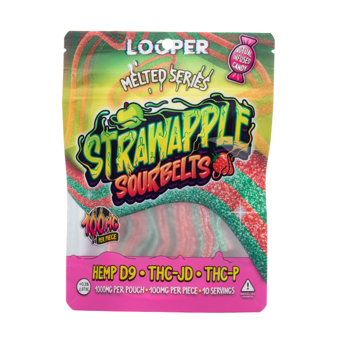 Looper | Sourbelts Delta 9 + THCP 1000 mg | 10 piezas