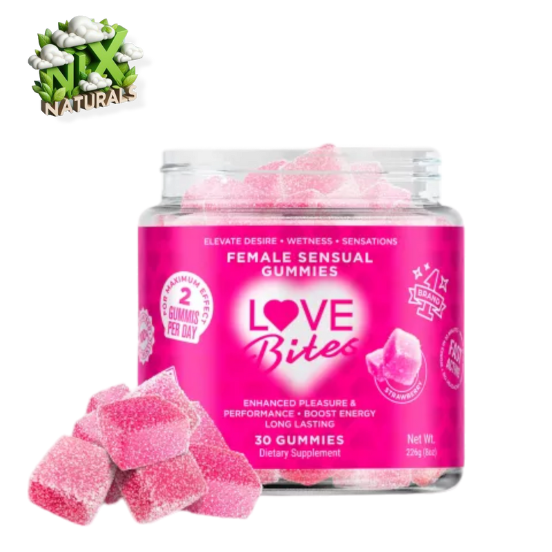 Love Bites | Gomitas Sensual para Mujer | 2 o 30 pzas