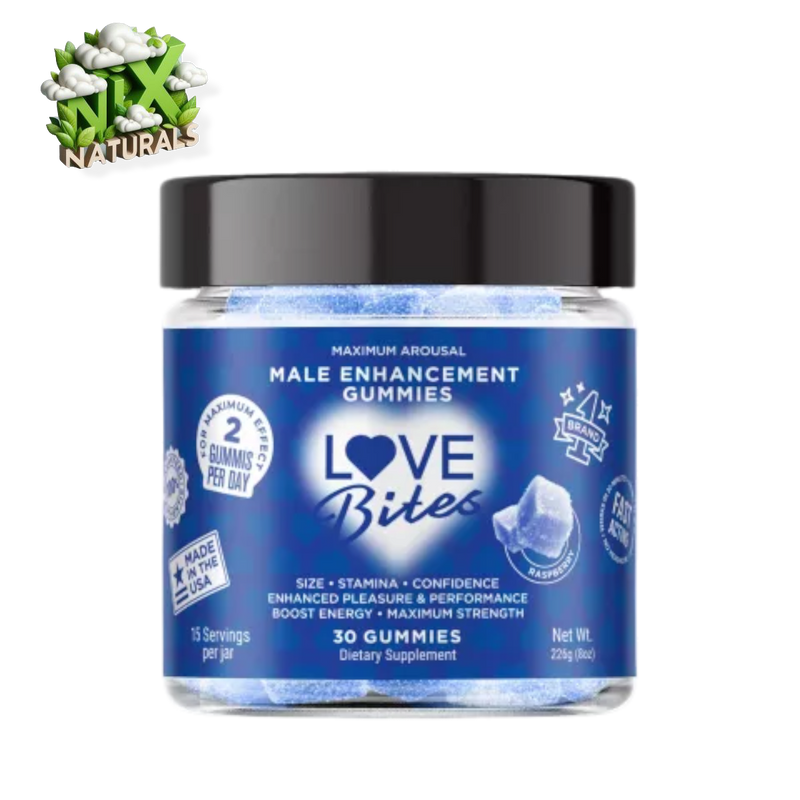 Love Bites | Gomitas Enhancement para Hombre | 2 o 30 pzas