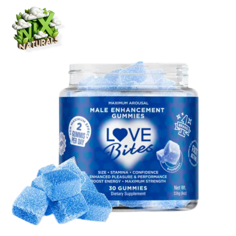 Love Bites | Gomitas Enhancement para Hombre | 2 o 30 pzas