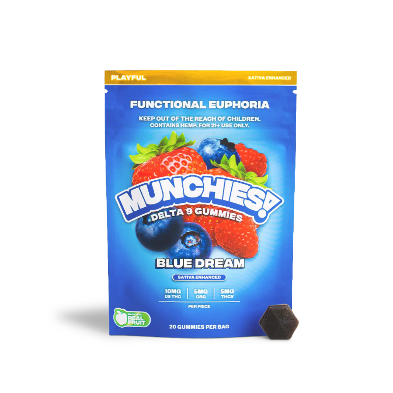 Munchies | Gomitas Delta 9 THC 10 mg/pza + CBD 10 mg/pza | 20 piezas