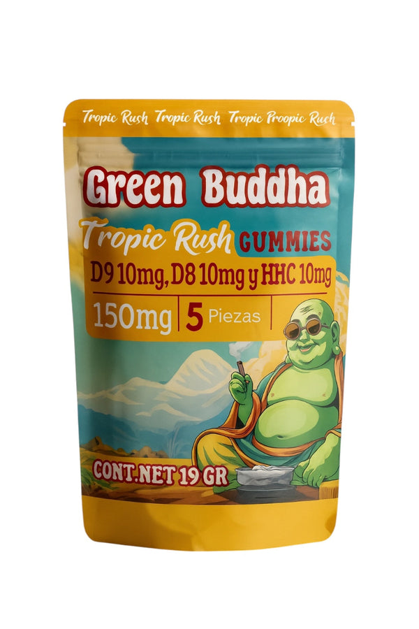 Green Buddha | Gomitas Delta 9 10mg/pza, Delta 8 10mg/pza y HHC 10mg/pza | 5 piezas