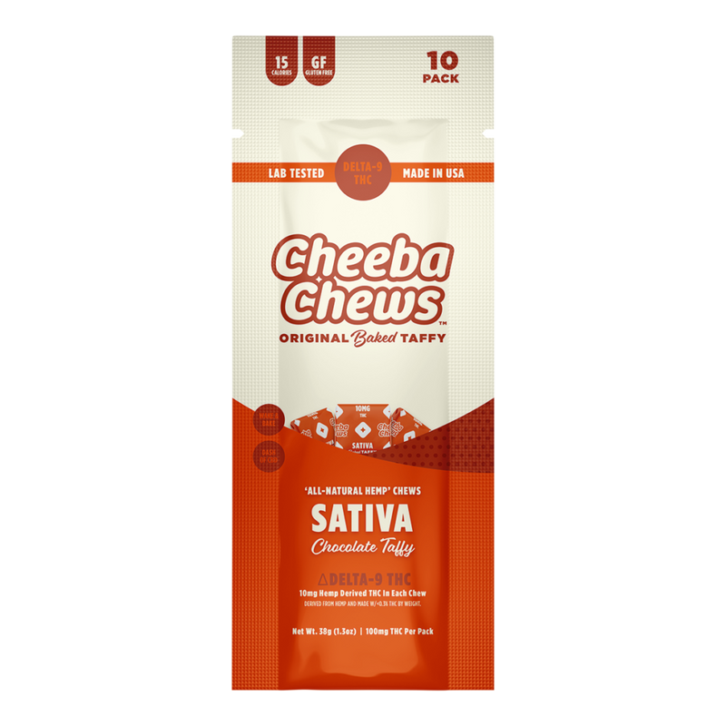 Cheeba Chews | Caramelo Chocolate THC 10 mg/pza | 10 unidades