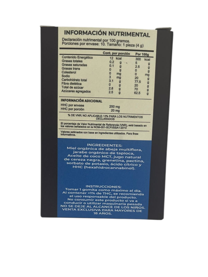 Hug High | Gomitas HHC 20 mg/pza | 10 piezas