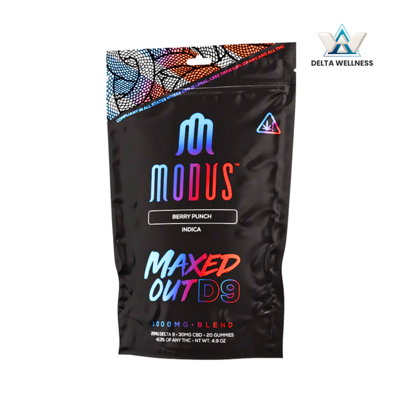 Modus | Gomitas Delta 9 THC 20 mg + CBD 30 mg | 20 piezas