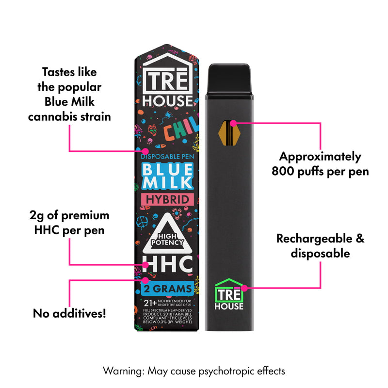 Tre House | Vape Desechable HHC 2000 mg | 2 ml | Pluma de Wax