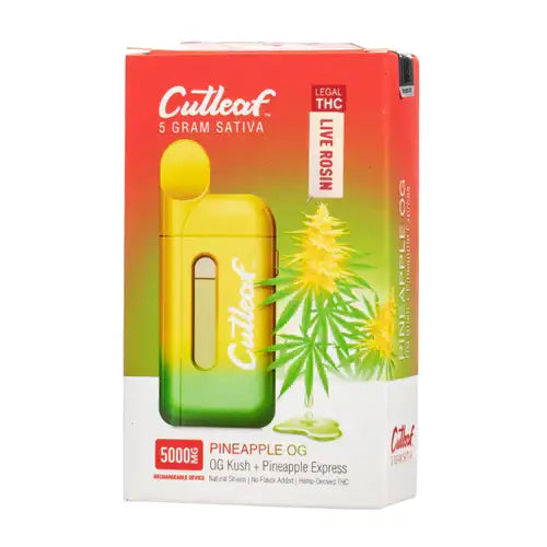 Cutleaf Exotics | Vape Desechable CBD(70%) + HHC(30%) 5000 mg | 5 ml