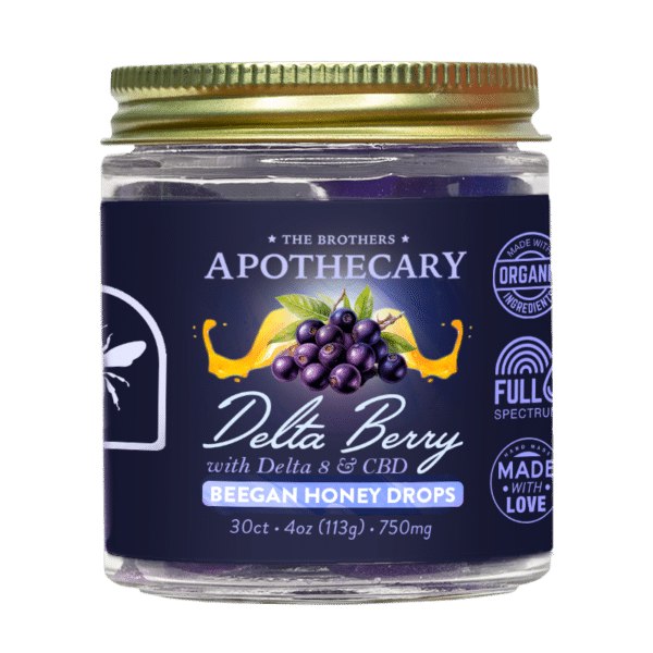 The Brothers Apothecary | Gomitas CBD 25 mg/pza + Delta 8 THC 5 mg/pza | 30 piezas