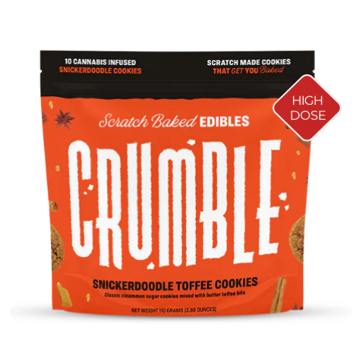Crumble | Galletas-Brownies THC 30 mg/pza | 10 piezas