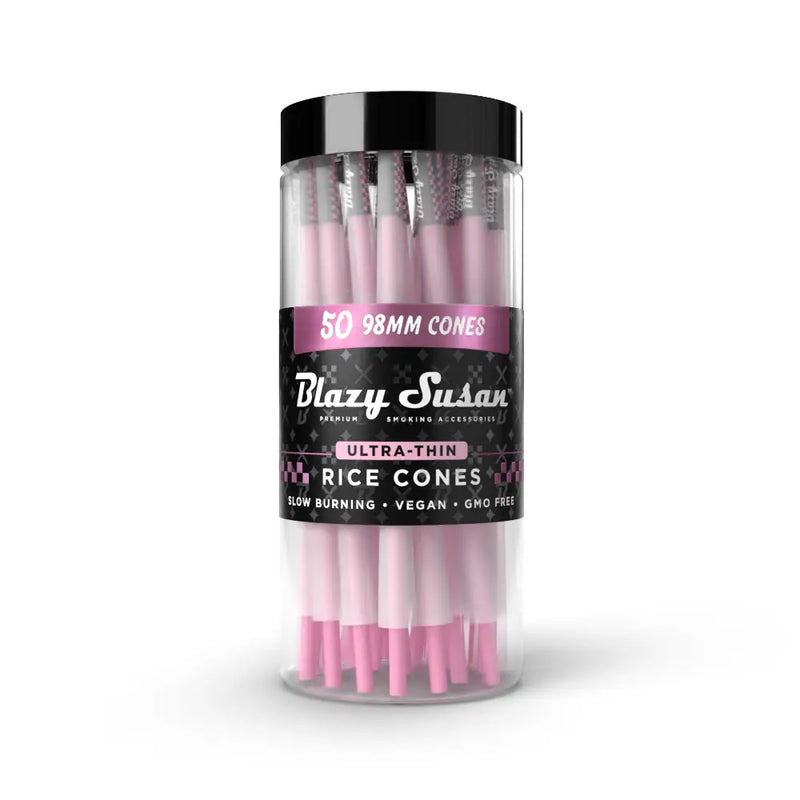 Blazy Susan | Conos Pre Rolados de Papel de Arroz | Hasta 50 conos