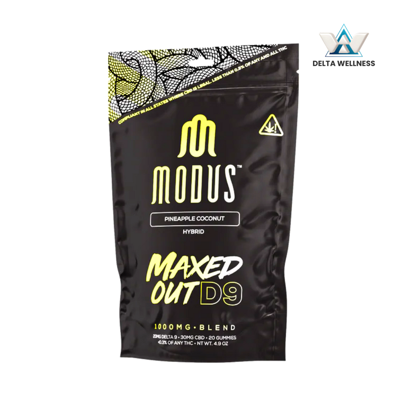 Modus | Gomitas Delta 9 THC 20 mg + CBD 30 mg | 20 piezas