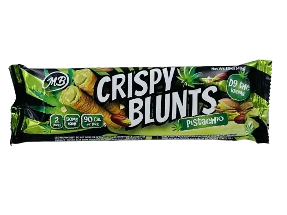 STNR | Galletas Crispy Blunts Delta 9 THC 50 mg/pza | 2 piezas