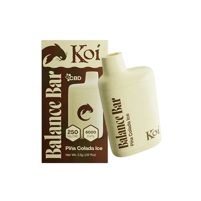 Koi Cbd | Vape Desechable CBD 250 mg | 12 ml | Pluma de Wax