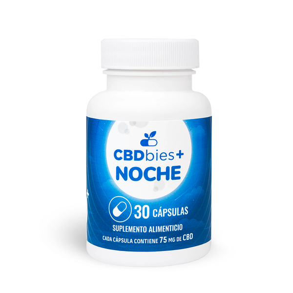 CBDbies | Cápsulas CBD + Noche 75 mg | 30 piezas