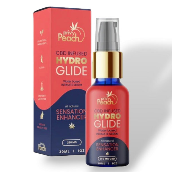 Privy Peach | Hydro Glide Sensation Enhancer CBD 250 mg | 30 ml