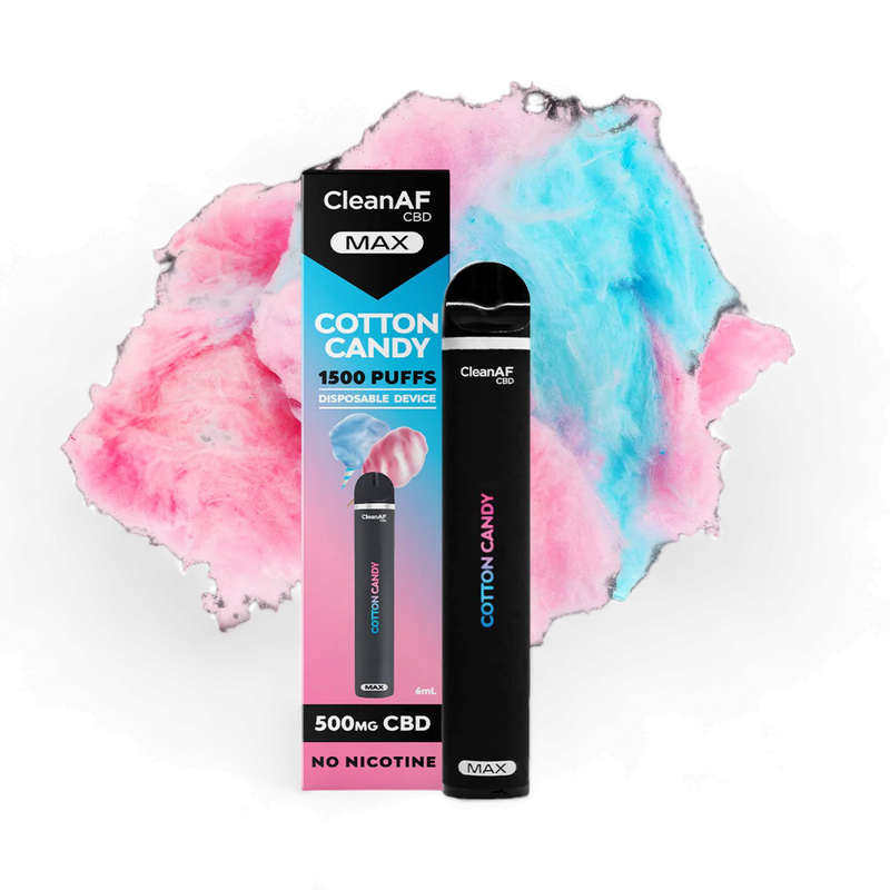 CleanAF Max | Vape Desechable CBD E. Amplio 500 mg | 6 ml