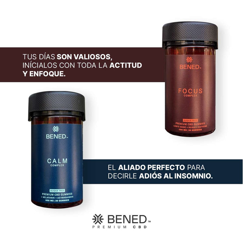 BENED | Gomitas Calm Complex CBD 20 mg/pza | 30 piezas