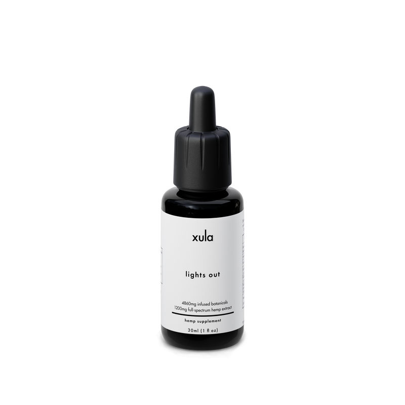 Xula Herbs | Tintura Lights Out CBD 1000 mg + CBN 180 mg | 30 ml