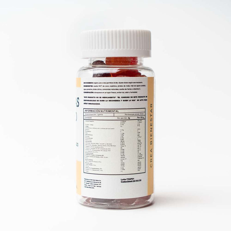 briah | Gomitas CBD E. Aislado 20 mg/pza | 15, 30 o 60 piezas