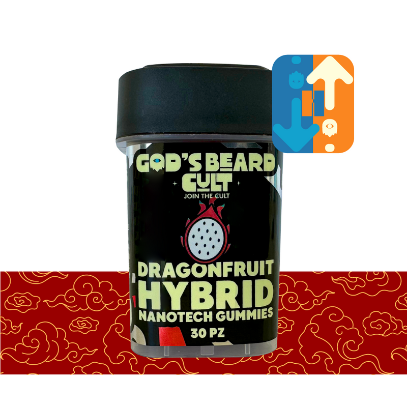 God's Beard Cult | Gomitas Activación Rápida Delta 9 THC 15 mg/pza + CBD | 15 o 30 piezas
