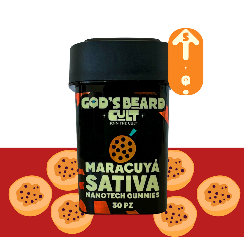 God's Beard Cult | Gomitas Nanotech Delta 9 THC 15 mg/pza + CBD | 15 o 30 piezas