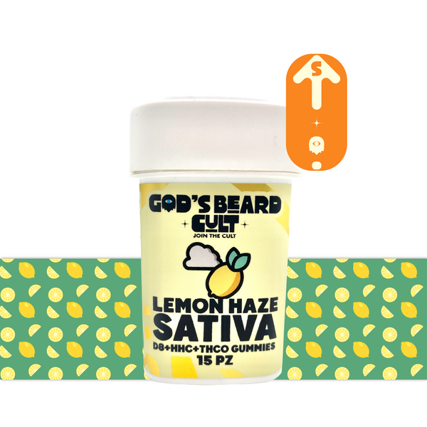 God's Beard Cult | Gomitas Delta 8 THC + HHC + THC-O  15 o 30 mg/pza | 15 o 30 piezas