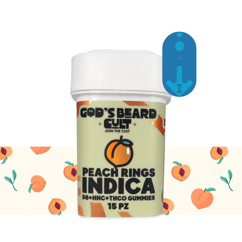God's Beard Cult | Gomitas Ringz D8 THC + HHC + THC-O 15 o 30 mg/pza | 15 o 30 piezas