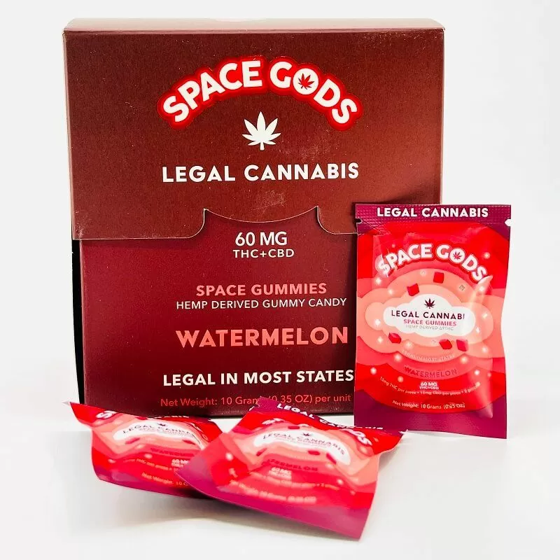 Space Gods | Gomitas Delta 9 THC 15 mg/pza + CBD 15 mg/pza | 2 ó 10 piezas