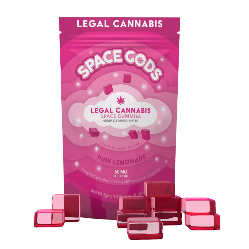 Space Gods | Gomitas Delta 9 THC 15 mg/pza + CBD 15 mg/pza | 2 ó 10 piezas