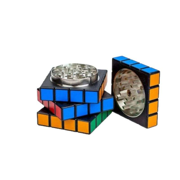 Releaf Shop | Grinder Metálico Cubo Rubick 3 Niveles | 50 mm