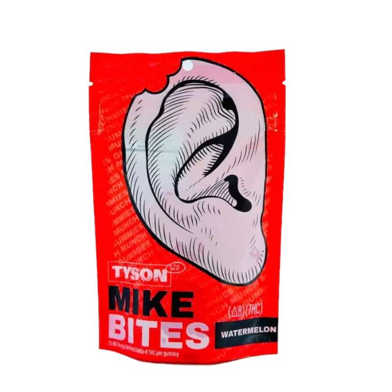 Tyson | Gomitas Mike Bites Delta 8 THC 25 mg/pza | 20 piezas