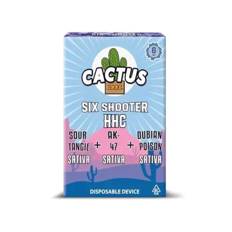 Cactus Labs | Vape Desechable Six Shooter HHC 6000 mg | 6 ml