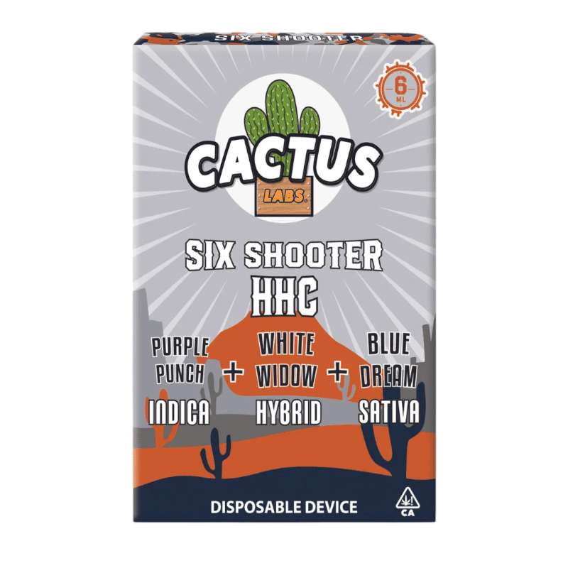 Cactus Labs | Vape Desechable Six Shooter HHC 6000 mg | 6 ml