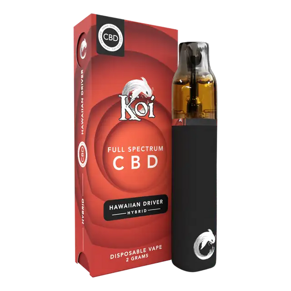 Koi Cbd | Vape Desechable CBD 1057 mg | 2 ml | Pluma de Wax