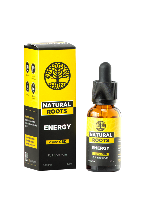 Natural Roots | Aceite Dropper Energy CBD E. Completo 2000 mg | 30 ml