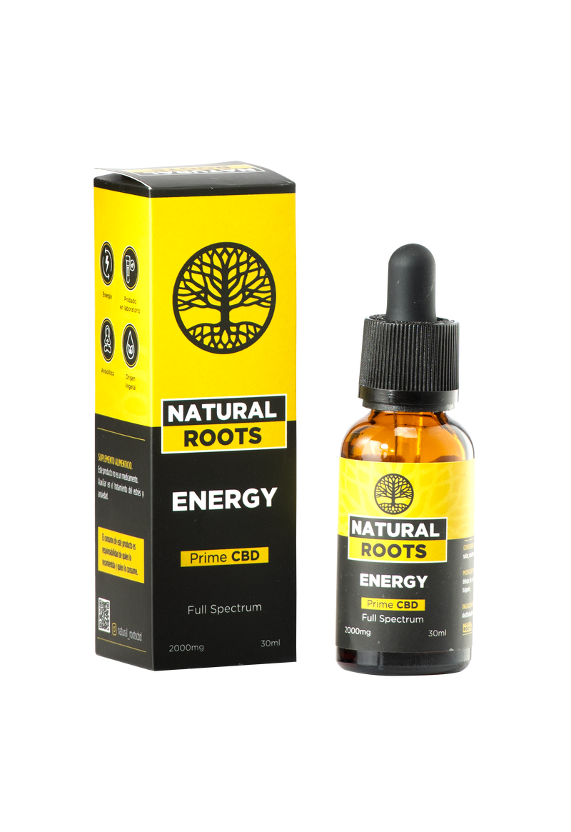 Natural Roots | Aceite Dropper Energy CBD 2000 mg | 30 ml