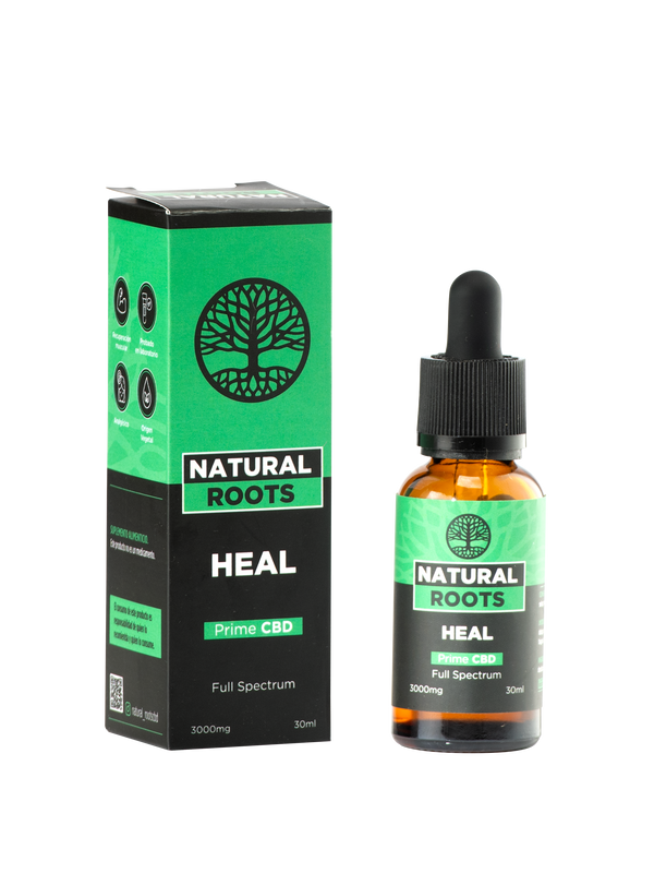 Natural Roots | Aceite Dropper Heal CBD E. Completo 3000 mg | 30 ml