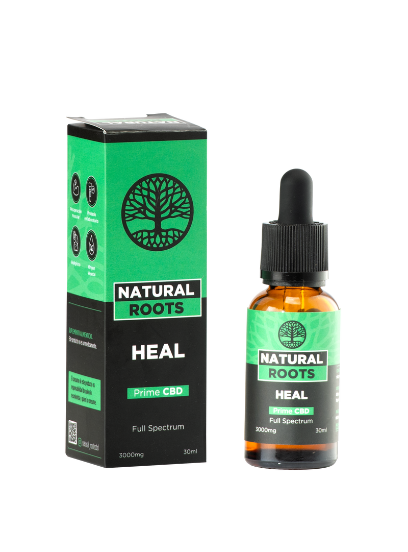 Natural Roots | Aceite Dropper Heal CBD 3000 mg | 30 ml
