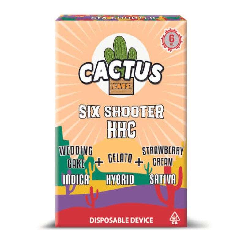 Cactus Labs | Vape Desechable Six Shooter HHC 6000 mg | 6 ml