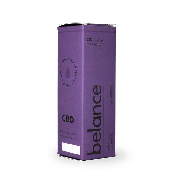 Belance | Aceites Sleep CBD E. Completo 2000 mg + Melatonina | 30 ml
