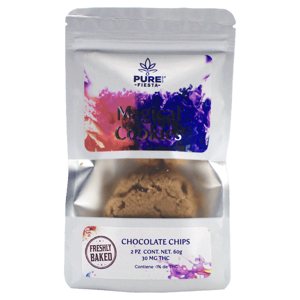 PURE FIESTA | Magic Cookies Delta 9 THC 15 mg/pza  | 2 piezas