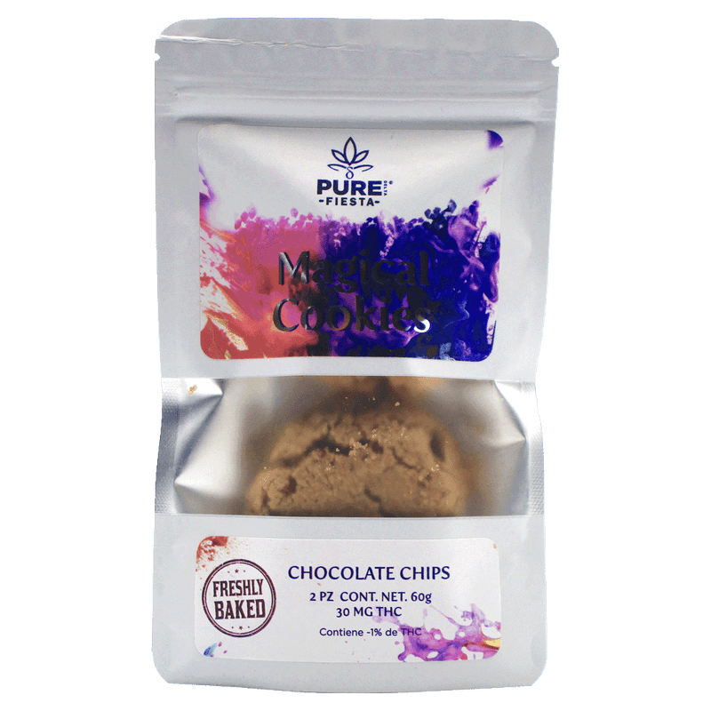 Pure Fiesta | Magic Cookies Delta 9 THC 15 mg/pza | 2 piezas