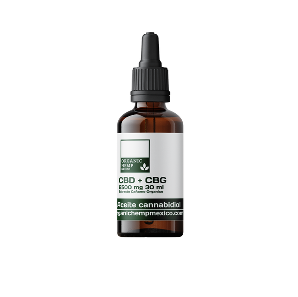 Organic Hemp México | Aceites y tinturas CBG 6500 mg CBD | 13001 mg