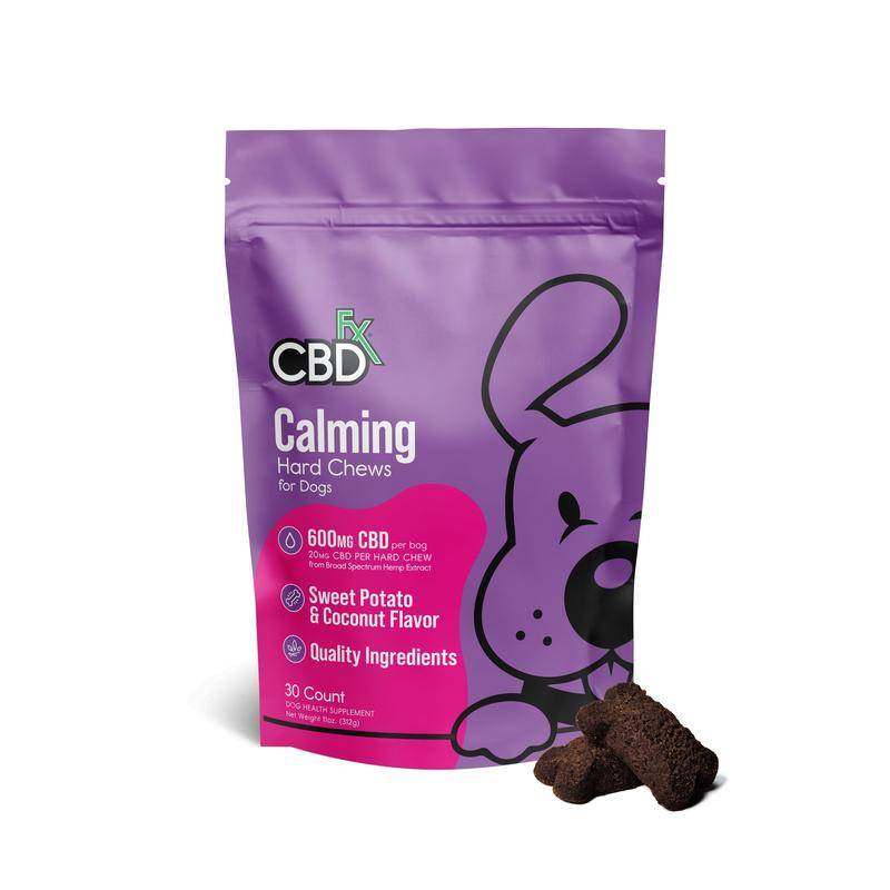 CBD Fx | Premios Calming para perro suaves o duros CBD 20 mg/pza | 30 pzas