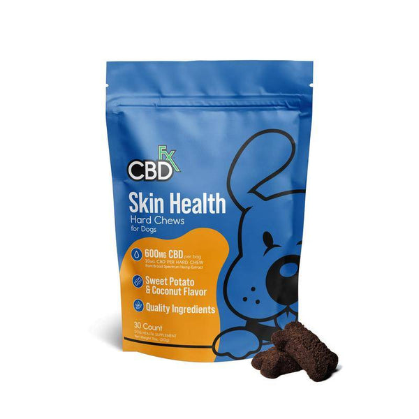 CBDFX | Premios Skin Health para perro CBD 20 mg/pza  | 30 pzas