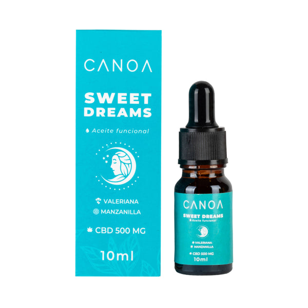 CANOA | Aceite Sweet Dreams CBD Espectro Amplio 50 mg/ml | 10 ó 30 ml