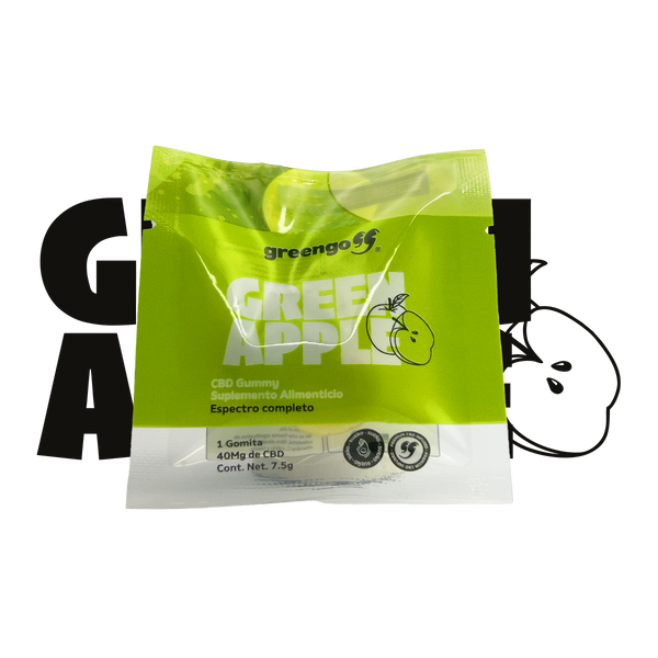 Greengo | Gomitas CBD E. Completo 40 mg/pza | 1 pieza